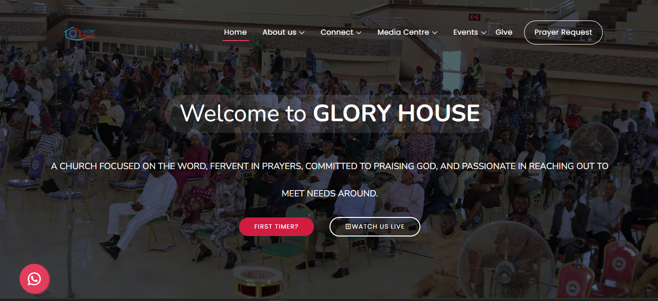 a church website